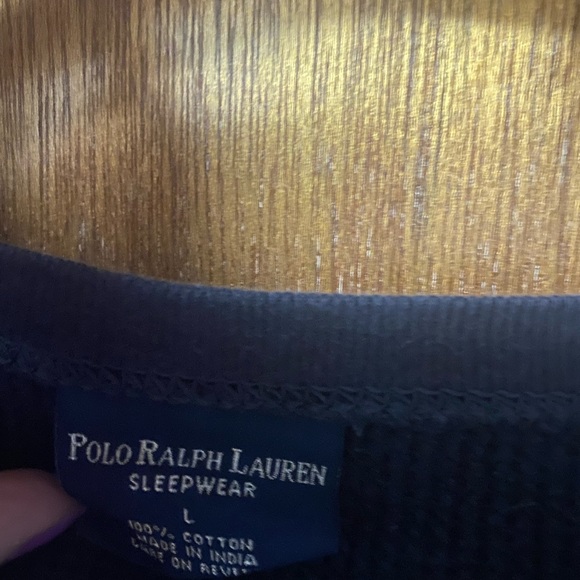 Men’s thermal lounge shirt by Polo by Ralph Lauren size L - Picture 2 of 2